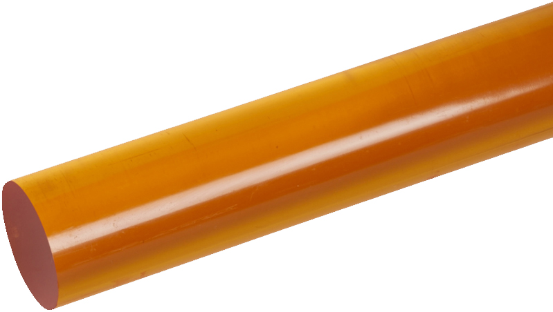 1/2IN EXT AMBER ACRYLIC ROD - Extruded Acrylic Rod